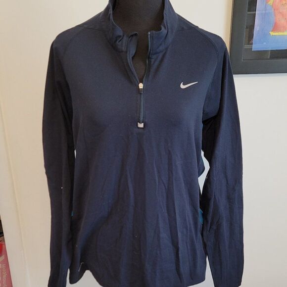 Nike Quarter Zip Runners Pull Over - Picture 1 of 7